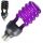 Glühbirnen und Gartenbeleuchtung - UV10A SCHWARZLICHT UV-LAMPE E27 15W SCHWARZE SPIRALE