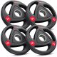  Satz olympischer Gewichte 4x5kg, Gusseisen, 51mm, gummiert, langlebig