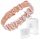  Rosa Charms-Armband Stern, Ichthys, Liebe