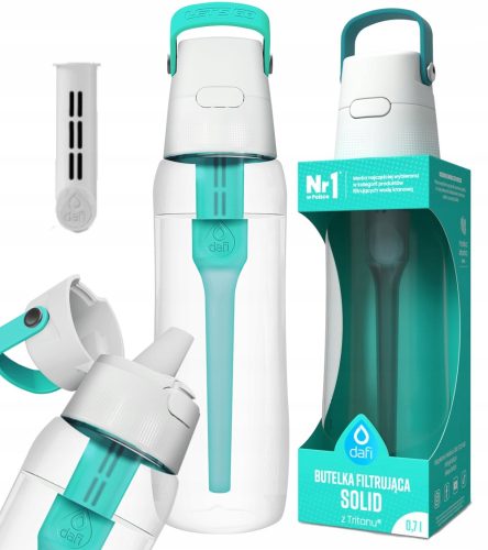  Dafi Solid Filterflasche 0,7 l, türkis