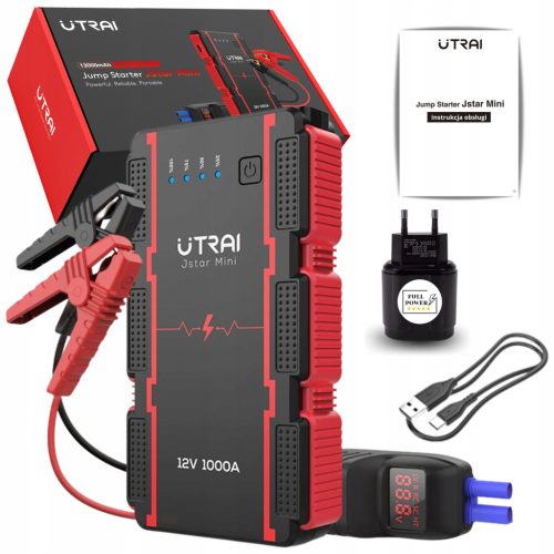  JUMP STARTER STARTGERÄT POWERBANK 12V 1000A LEISTUNGSSTARKER MINI-STARTER