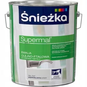 Emaille Śnieżka Supermal grau 10 l