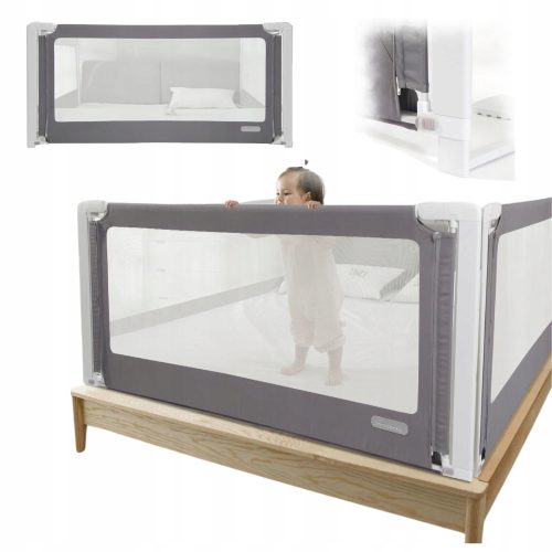  Primabobo BP01_SZ200 Lux Bettgitter 200 cm grau