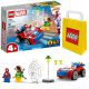  LEGO Super Heroes 10789 Spider-Man und Doc Ock Auto + LEGO Papiertüte 6315786 Gelb 24x8x18 cm