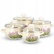  Emajlo LAVENDER Topfset, Stahl, 8-tlg.