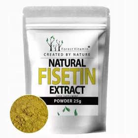  Natürlicher Fisetin-Extrakt 25g — Ein antioxidatives Nahrungsergänzungsmittel