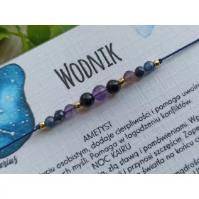  Wassermann. Armband, Steine, Amethyst