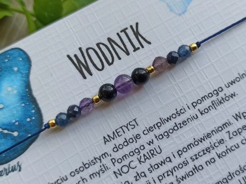  Wassermann. Armband, Steine, Amethyst