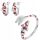  Set KOI FISH Ring und Ohrringe S925