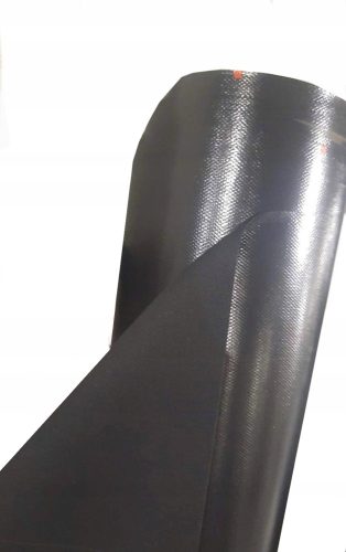  Schwarze Plane 1,5x6 PVC, wasserdicht, stark, dick