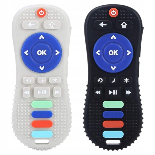  Gigi Kids sensorischer Beißring, Silikon, schwarz