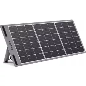 Mobiles USB-C-Kit mit faltbarem 100-W-Solarpanel