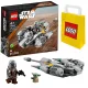  LEGO Star Wars 75363 Der N-1-Jäger des Mandalorianer im Mikromaßstab + LEGO Papiertüte 6315786 Gelb 24x8x18 cm
