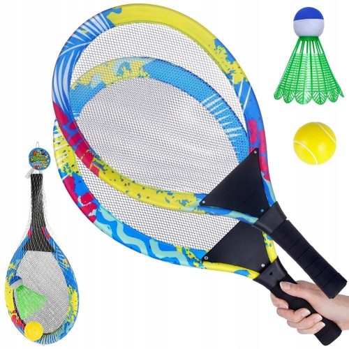 Federball, Ball, Schlägerset mit Federball Free & Easy 5904316462789