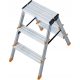 Krause Leiter 2,2 m Aluminium 1 x 3 bis 150 kg
