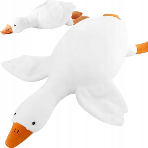  Gänse-Plüsch-Maskottchen-Kissen, groß, 90 cm, Spielzeug-Ente, Plüschtier, XXL-Gans