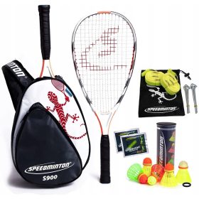Speedminton S900 SET Schläger mit Federball