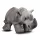  RHINO Realistisches Maskottchen 31 cm