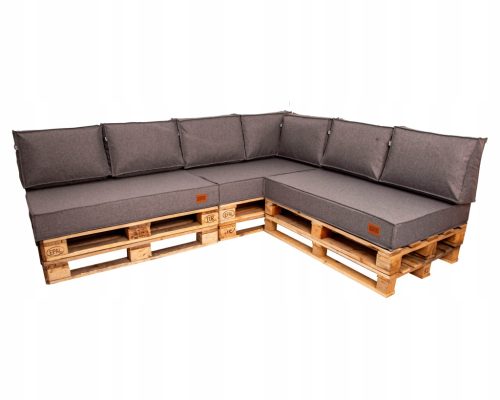  Gartenkissen 7-Personen Schaumstoffset für Paletten 3x 120x65x15