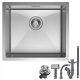Cecipa Einzelbeckenspüle. Edelstahlspüle. Inox-Stahl
