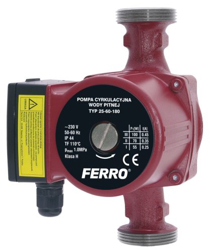Ferro 0202W Umwälzpumpe 25-60 180