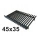 Grillroste Stahlgrillrost Kaminteile Mitte 42 x 11,5 cm