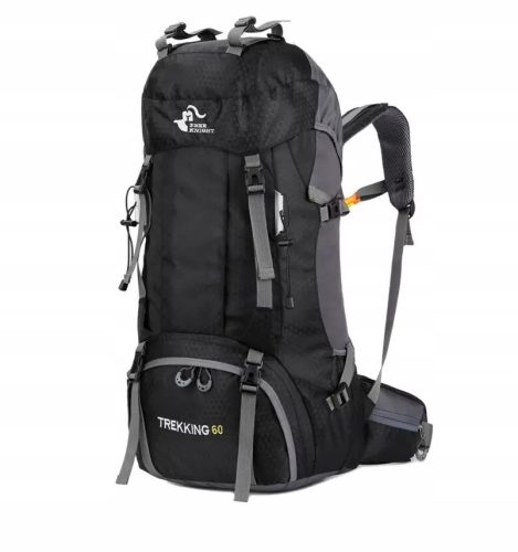 Vielseitiger Trekking-Rucksack 60L mit Regenschutz und Kompressionsgurten