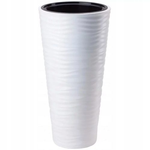  Form-Plastic Blumentopf 30 cm x 30 x 56,5 cm Durchmesser 30 cm Kunststoff weiß