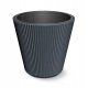  Milly DBMI470 gerillter Blumentopf, anthrazitfarbener Einsatz