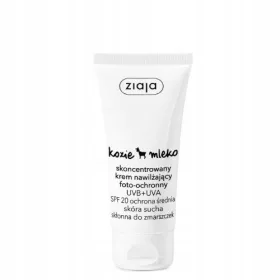    Ziaja Ziegenmilch, konzentriert. Lichtschützende Feuchtigkeitscreme für trockene Haut 50 ml