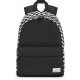 Zagatto® Stilvoller Rucksack mit Laptopfach und Schachbrettmuster
