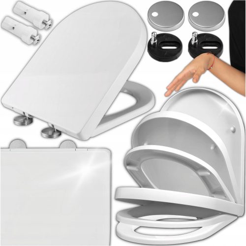 Toilettensitz Asato 7, weißes Polypropylen