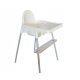  IKEA Antilop Stuhl + FUSSSTÜTZE + TABLETT + RIEMEN
