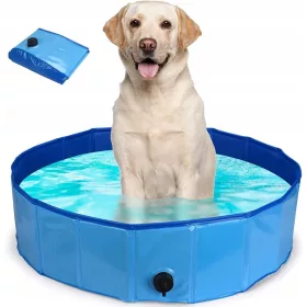  LEICHTER HUNDEPOOL, FALTBAR, 80X20 cm