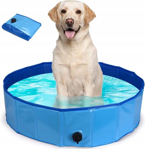  LEICHTER HUNDEPOOL, FALTBAR, 80X20 cm