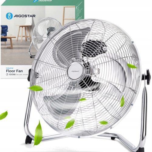 Ventilatoren für Hause Aigostar Clover Umwälzventilator silber/grau