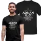  HERREN-T-SHIRT GEBURTSTAG GESCHENK 1-99 40 50 NAME