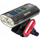  Spectre ProLight2 Fahrradlicht 1200 lm USB + Spectre YQ-Y19 Fahrradlicht 120 lm Akku