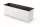  Prosperplast Blumentopf 77 cm x 24 x 24,6 cm, weißer Kunststoff