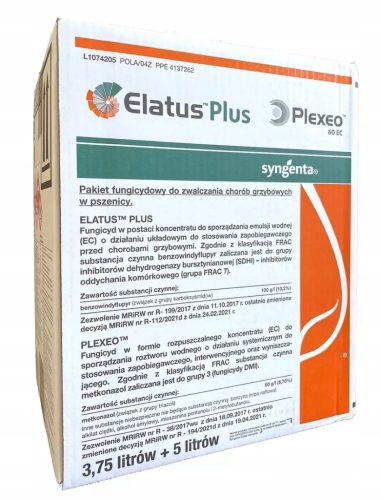 Elatus Plus + Plexeo Fungizid-Set (3,75L+5L) für effektive Getreideschutz