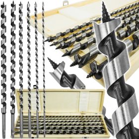 Spiralbohrer, lange Holzschnecken, Bohrersatz