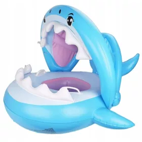 Aufblasbare Matratze mit Hai-Baldachin