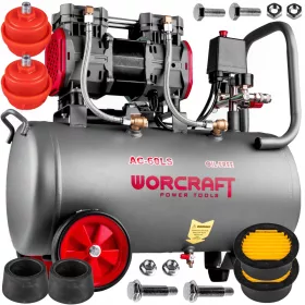 Kompressor bezolejowy Warcraft AC-60LS 50 l 8 bar