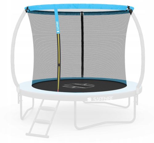  Trampolinnetz 12ft 365-374cm 4 Pfosten Indoor
