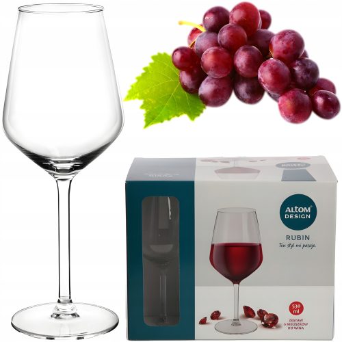 Gläser und Tassen Rotweingläser Royal Leerdam Rubin transparent 530ml 6 Stk.