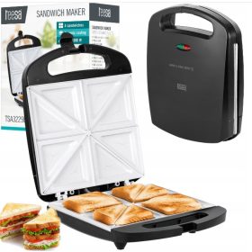  Teesa TSA3229B Toaster, schwarz, 1500 W