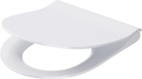 Cersanit CITY OVAL WC-Sitz, weißer Duroplast