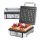 MPM MGO-13 Waffeleisen, Silber, 1400 W