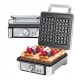 MPM MGO-13 Waffeleisen, Silber, 1400 W