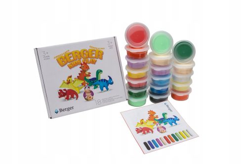  B-CLAY KUNSTSTOFFPASTE DINOSAURIER 18 Behälter 500